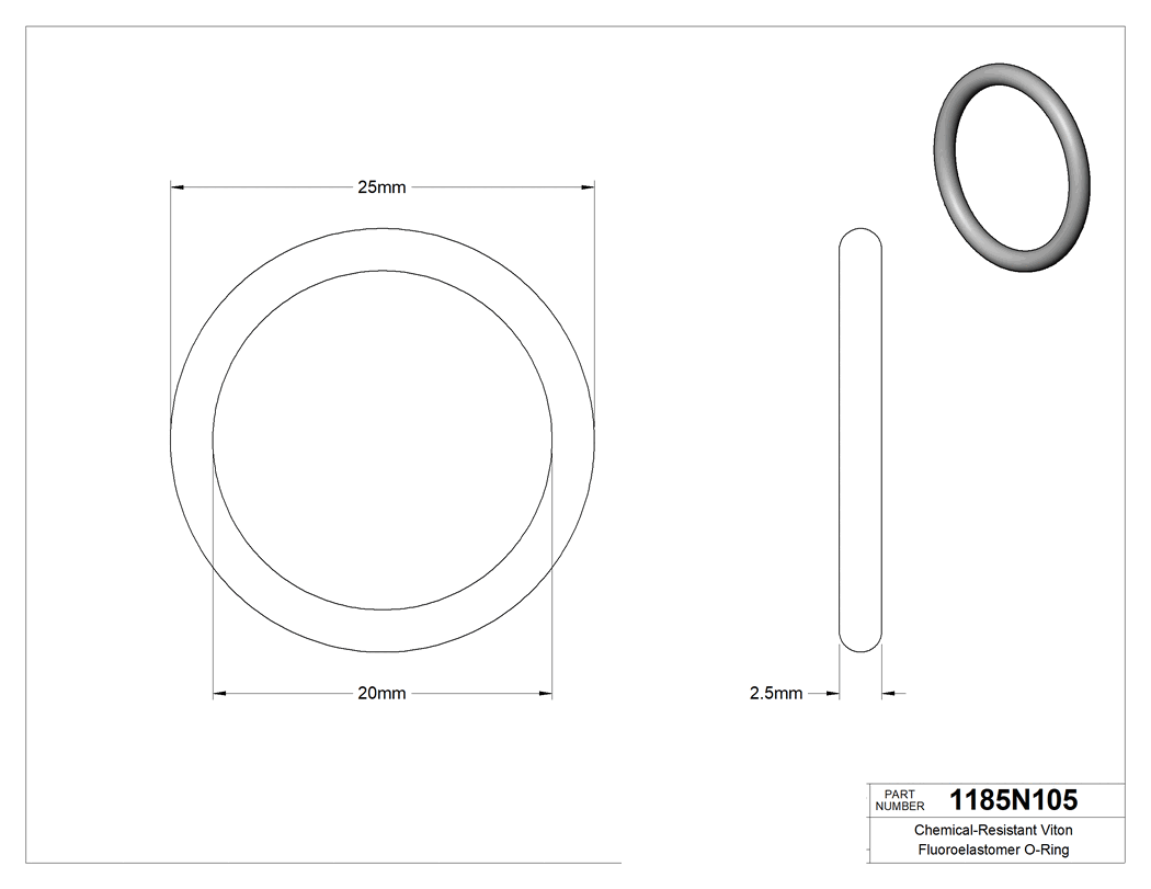 Technical drawing - 1185N105